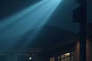 火狼动漫网本周主推画面，夜间列车穿过城市高架桥的失重长镜头